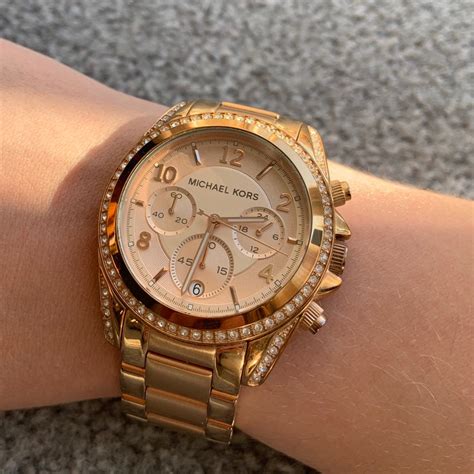 Michael Kors Blair Chronograph Rose Dial Ladies Watch MK6316